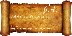 Juhász Angelina névjegykártya